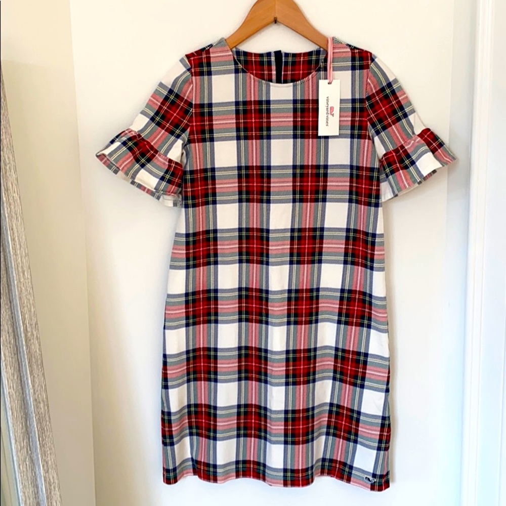 Vineyard Vines Girls Plaid Dress